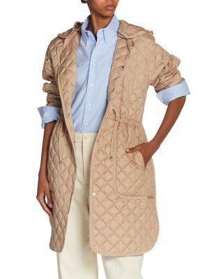 Etelan Quilted Long Parka Coat by MONCLER