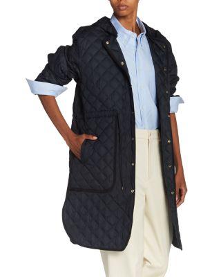 Etelan Quilted Long Parka Coat by MONCLER
