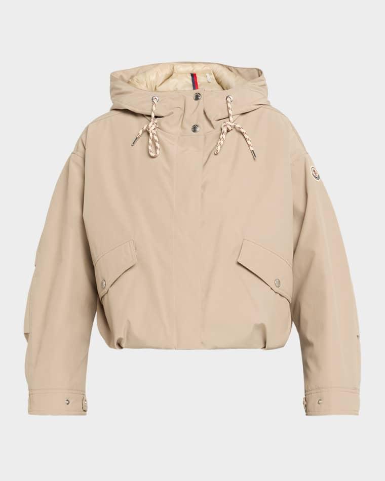 Eucalyptus Hooded Short Down Jacket by MONCLER