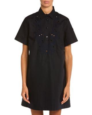 Eyelet Mini Dress by MONCLER