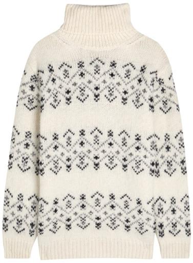 Fair Isle alpaca-blend jumper by MONCLER