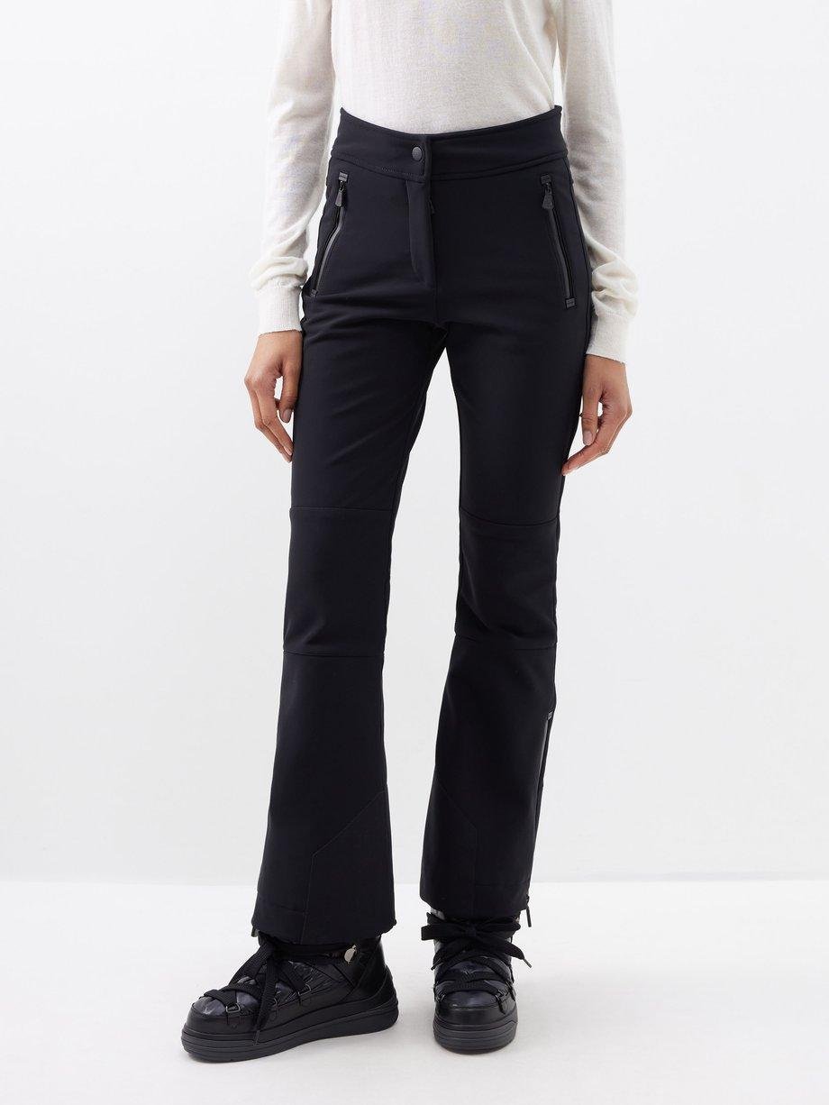 Flared softshell ski trousers by MONCLER