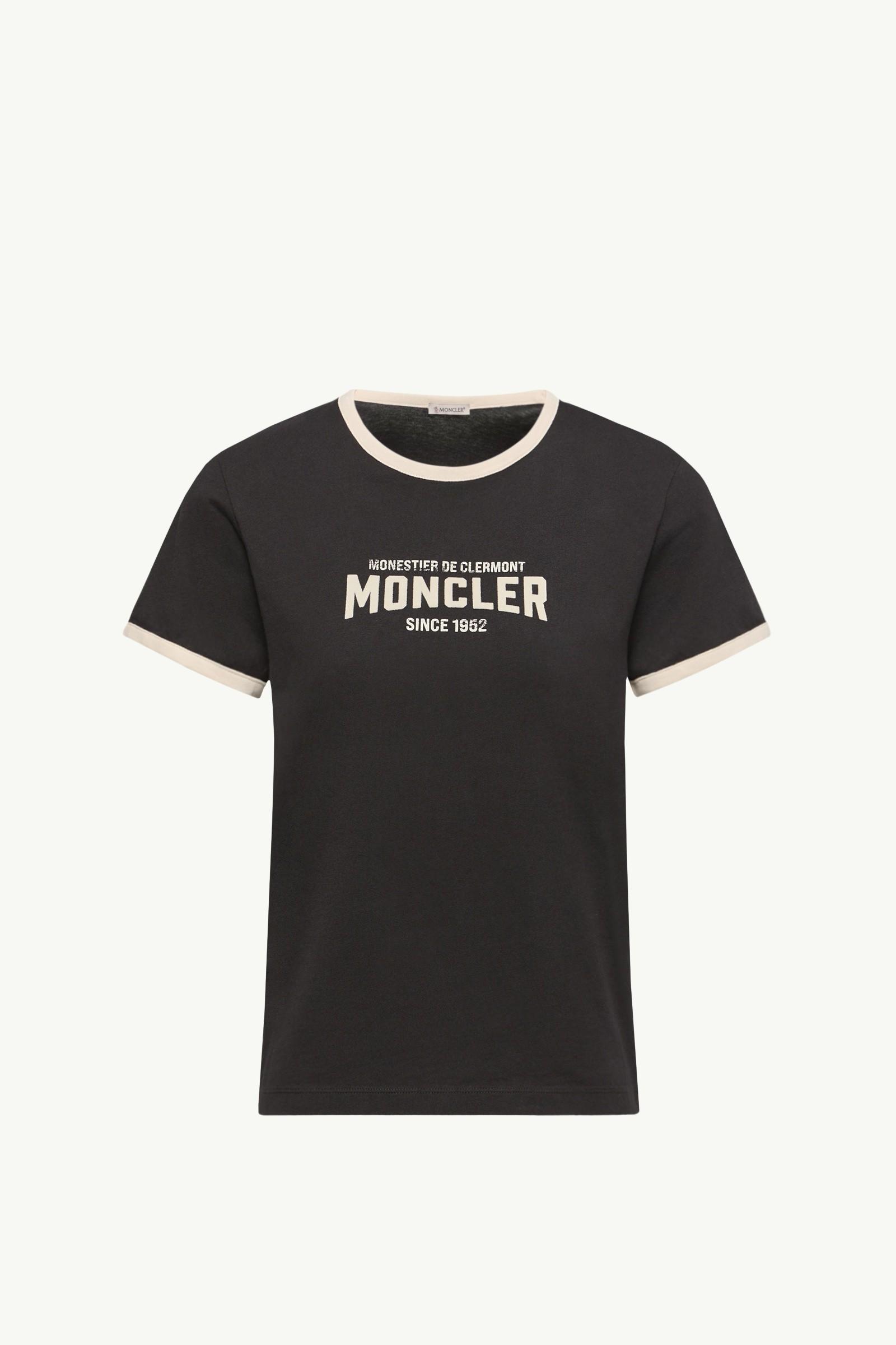 Flock Logo Jersey T-Shirt by MONCLER