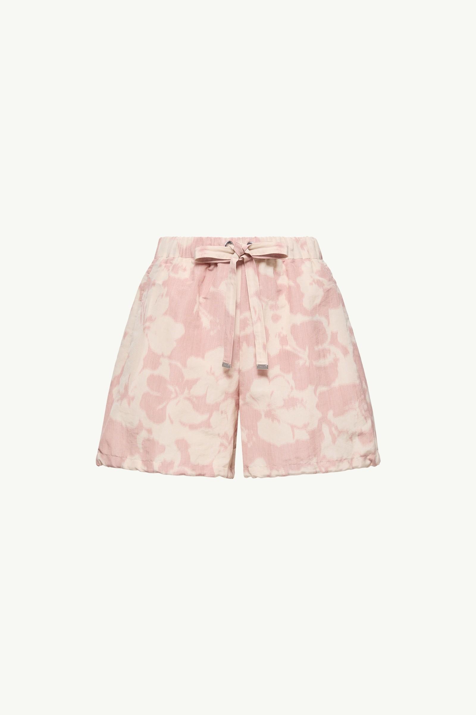 Floral Print Chiné Shorts by MONCLER