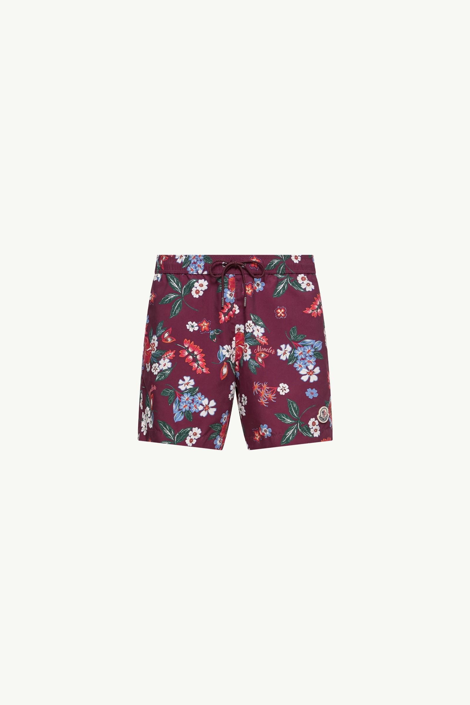 Floral Print Swim Shorts by MONCLER