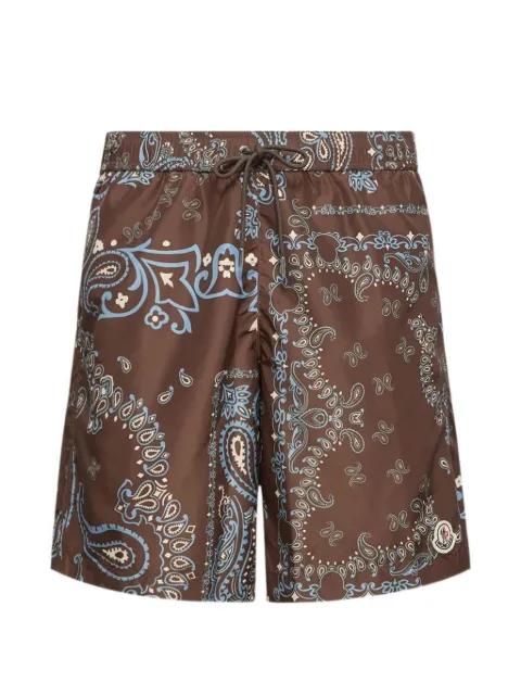 Floral swim shorts by MONCLER