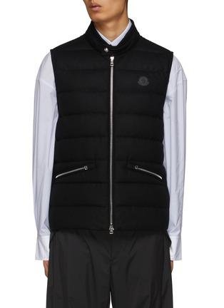 Gallienne Badge Patch Puffer Vest by MONCLER