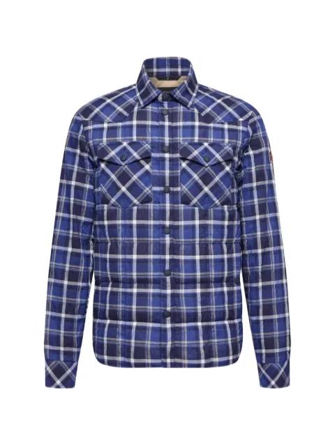 Gelt plaid quilted jacket by MONCLER
