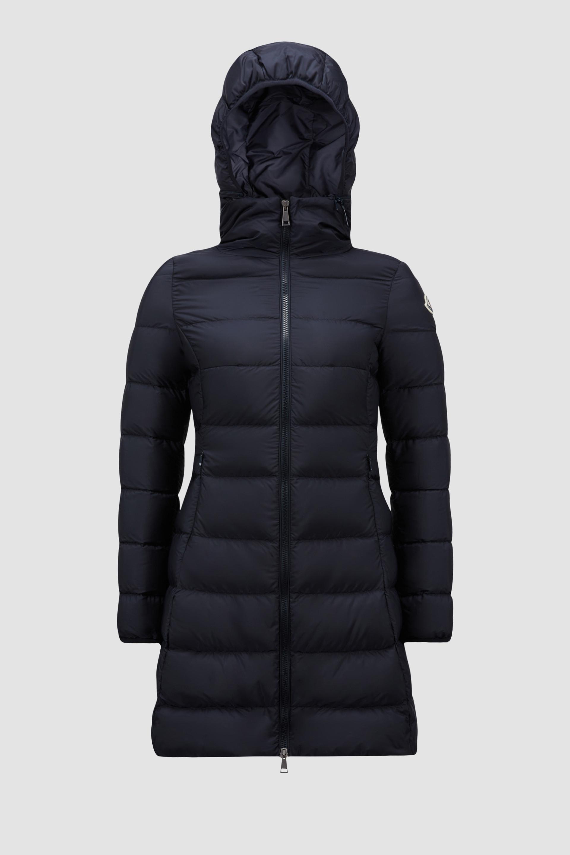 Gie Hooded Long Down Jacket by MONCLER