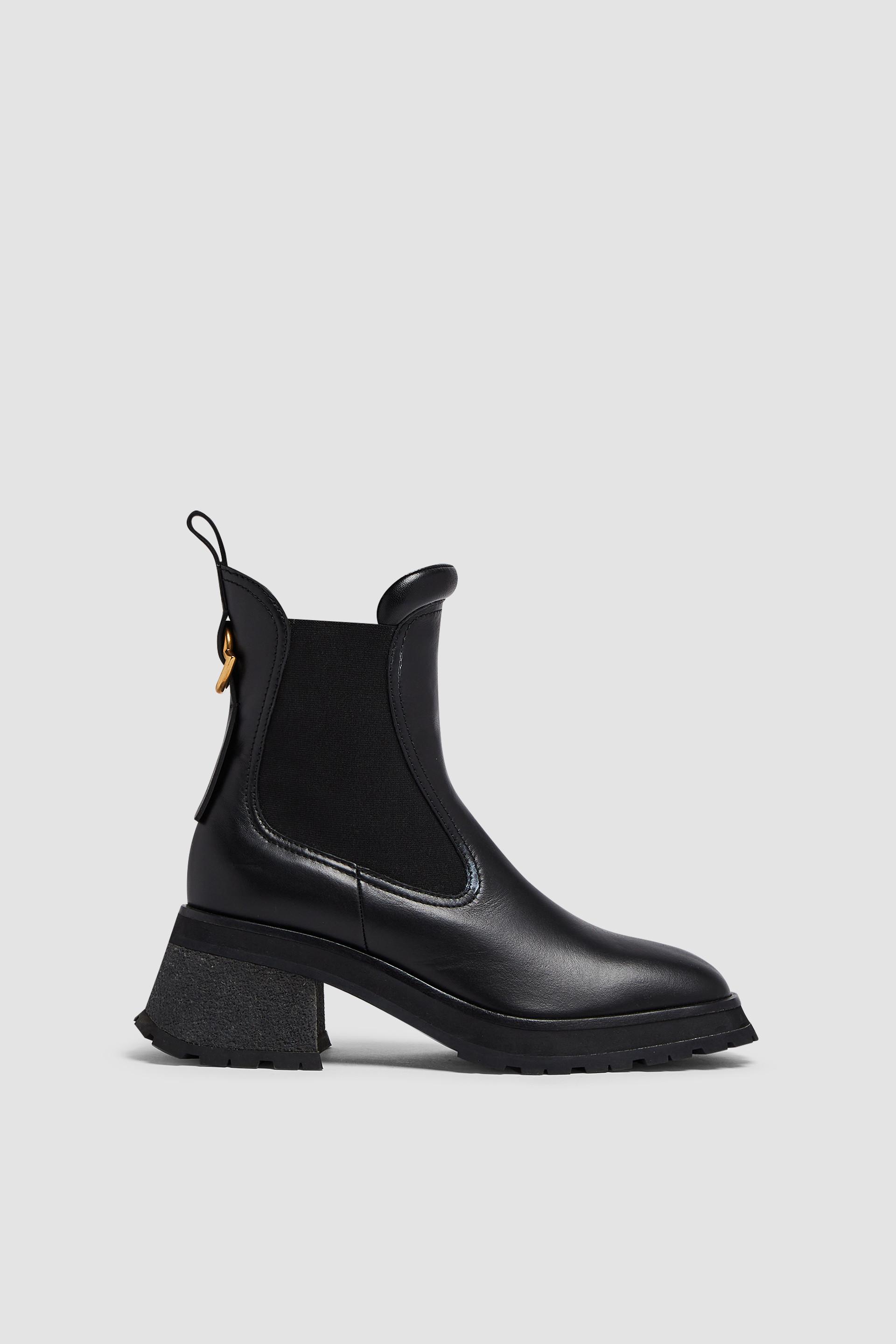 Gigi Leather Chelsea Boots by MONCLER