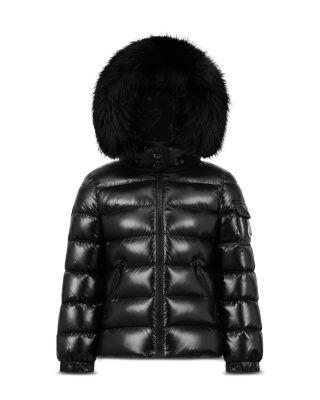 Girls' Badyf Faux-Fur Trim Down Jacket - Little Kid by MONCLER Girls' Badyf Faux-Fur Trim Down Jacket - Little Kid by MONCLER