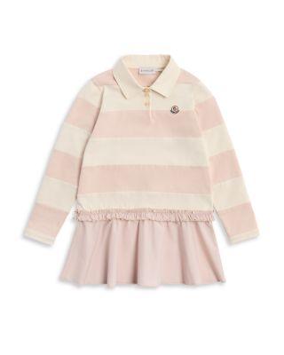 Girls' Collared Striped Dress - Big Kid by MONCLER