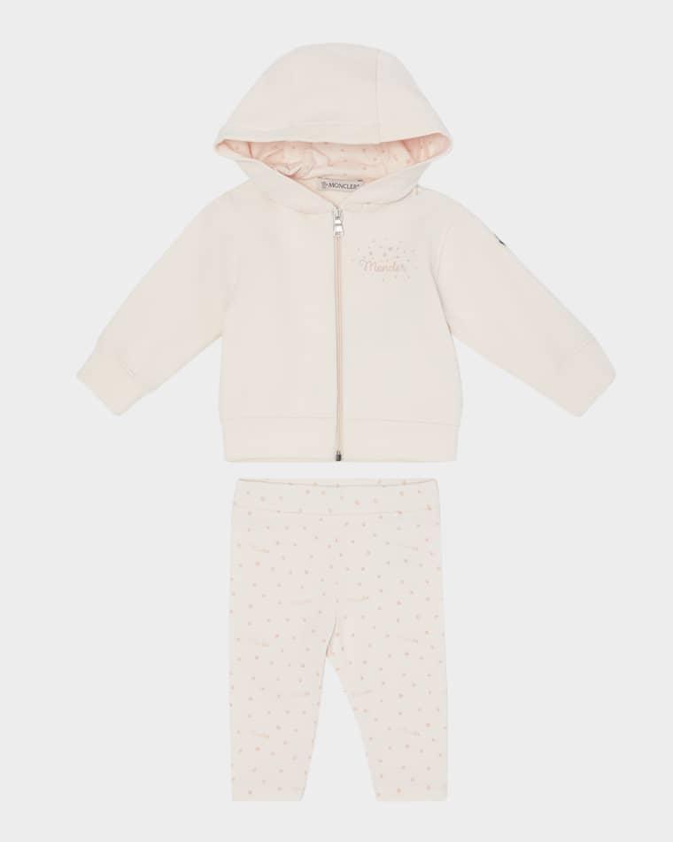 Girl's Hoodie & Star-Print Leggings, Size 1M-3 by MONCLER