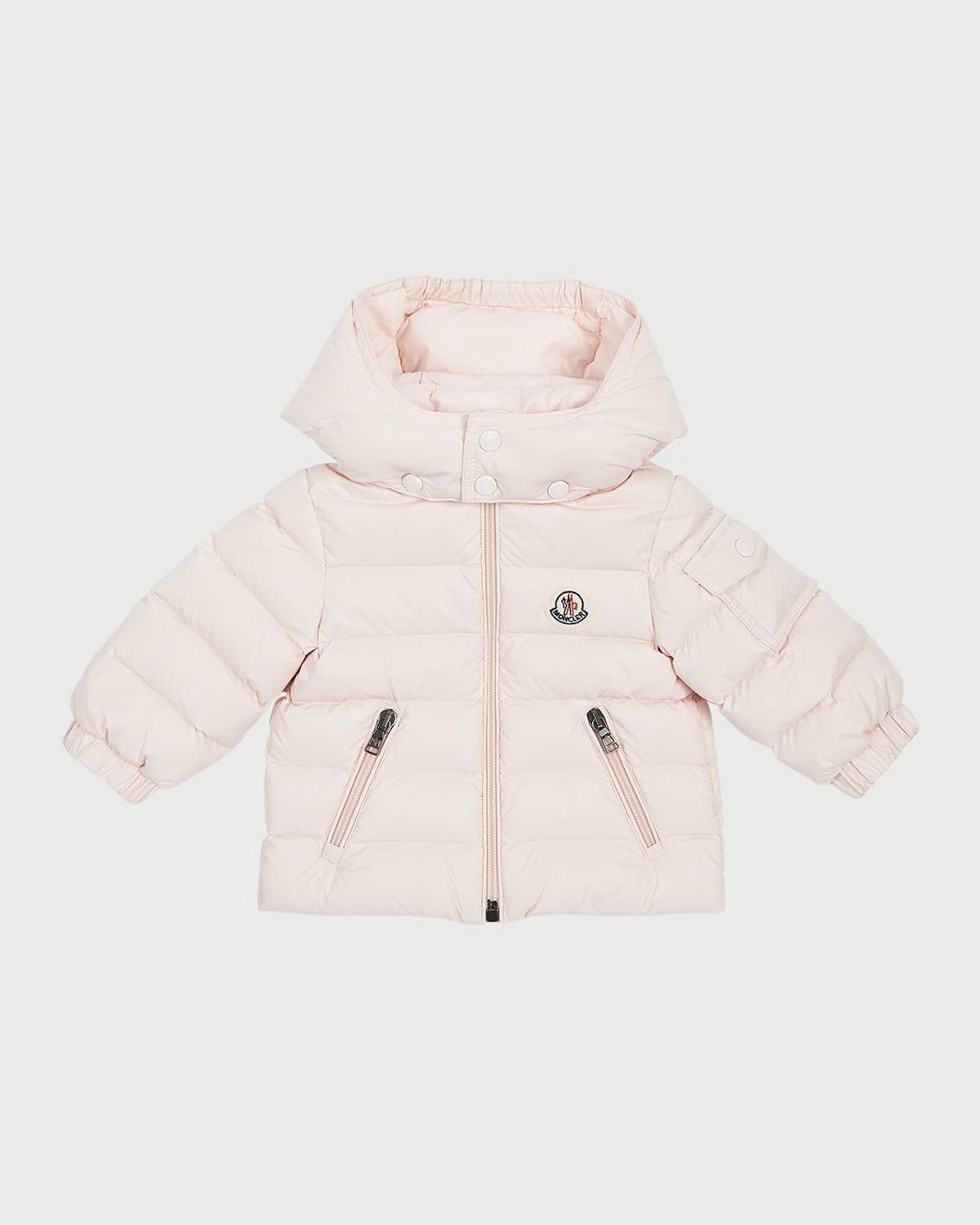 Girl's Jules Logo Patch Jacket, Size 12M-3 by MONCLER