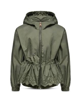 Girls' Manolya Embroidered Flowers Hooded Rain Jacket - Little Kid by MONCLER