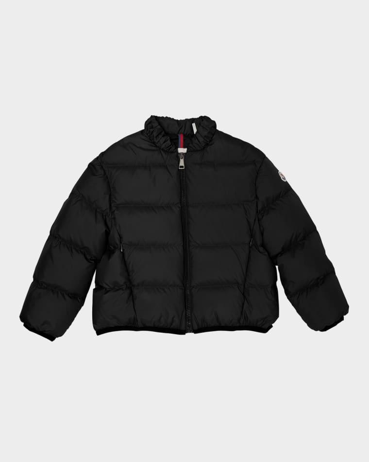 Girl's Ora Short Down Puffer Jacket, Size 4-6 by MONCLER