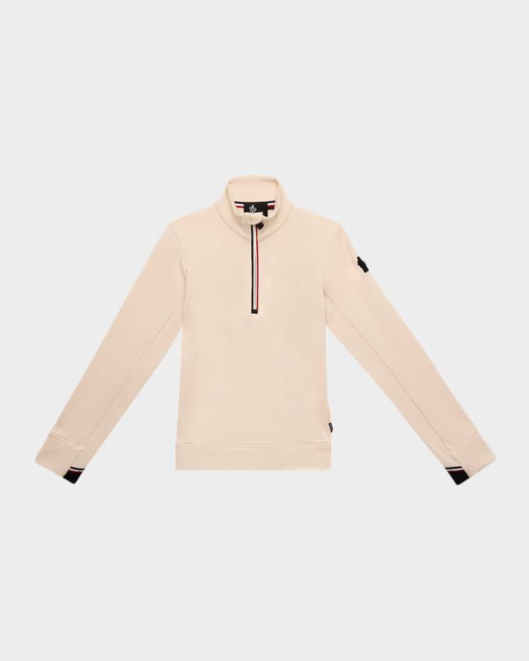 Girl's Polartec® Half-Zip Ski Top, Size 8-10 by MONCLER