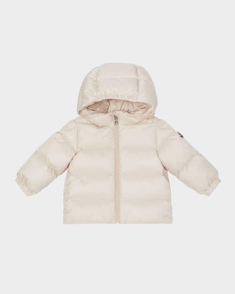 Girl's Sharon Long Season Hooded Down Jacket, Size 6M-3 by MONCLER