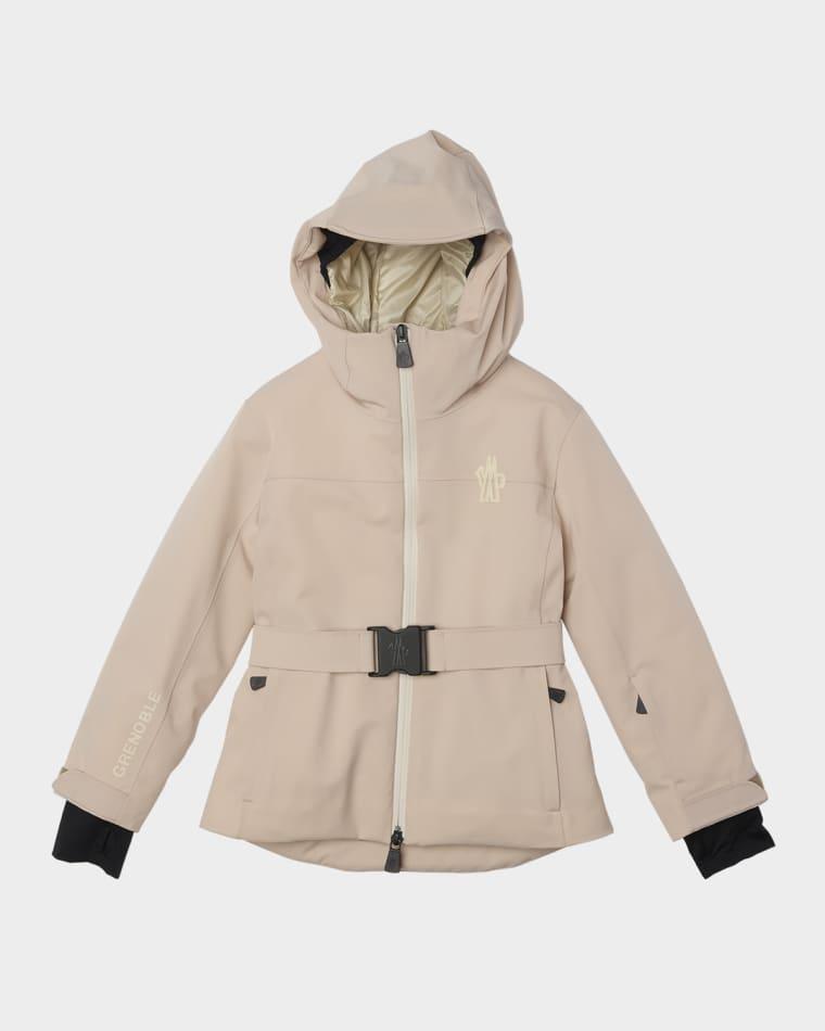 Girl's Yoline Belted Parka by MONCLER