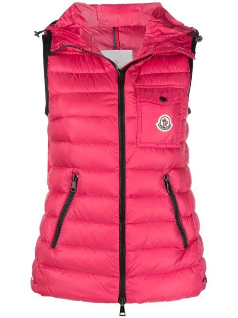 Glyco padded sleeveless gilet by MONCLER