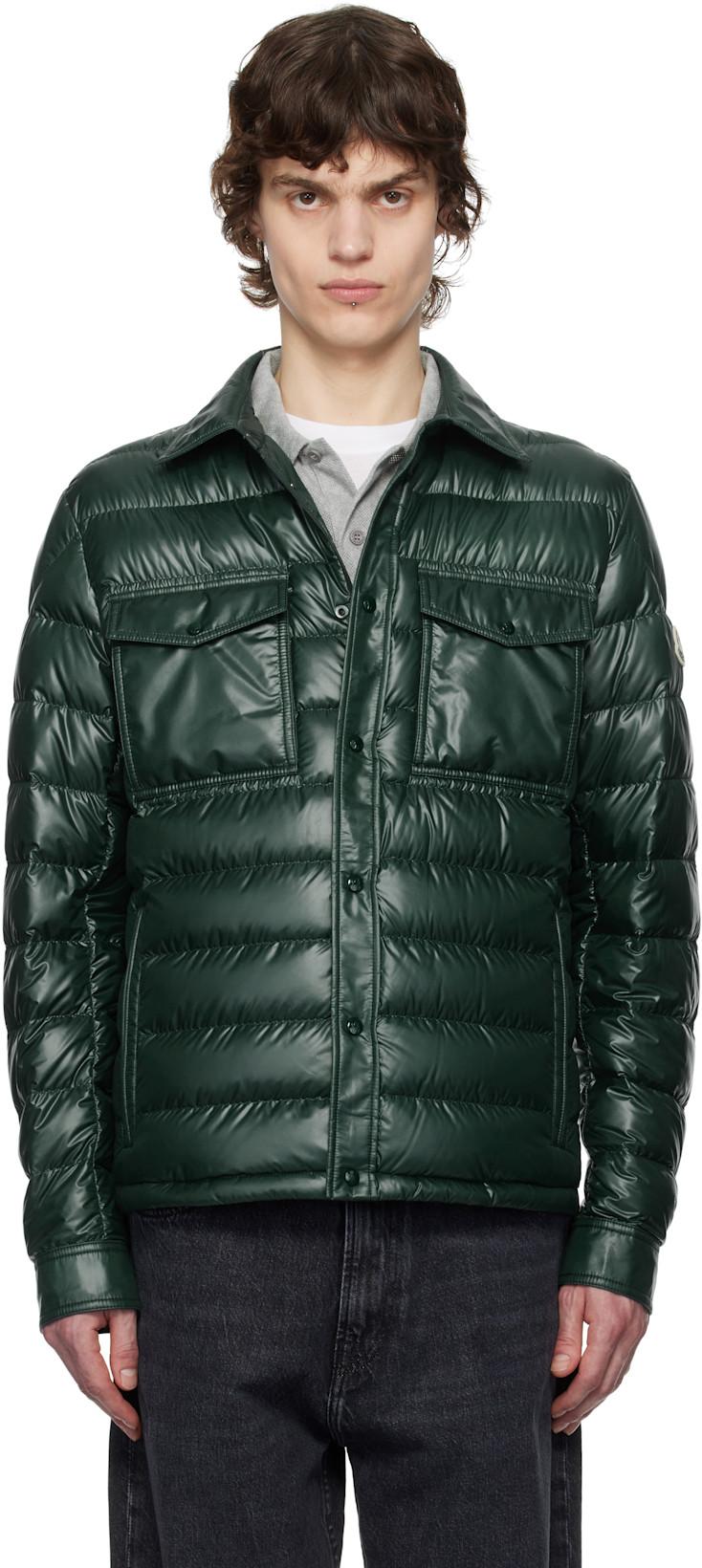 Green Chambly Down Jacket by MONCLER