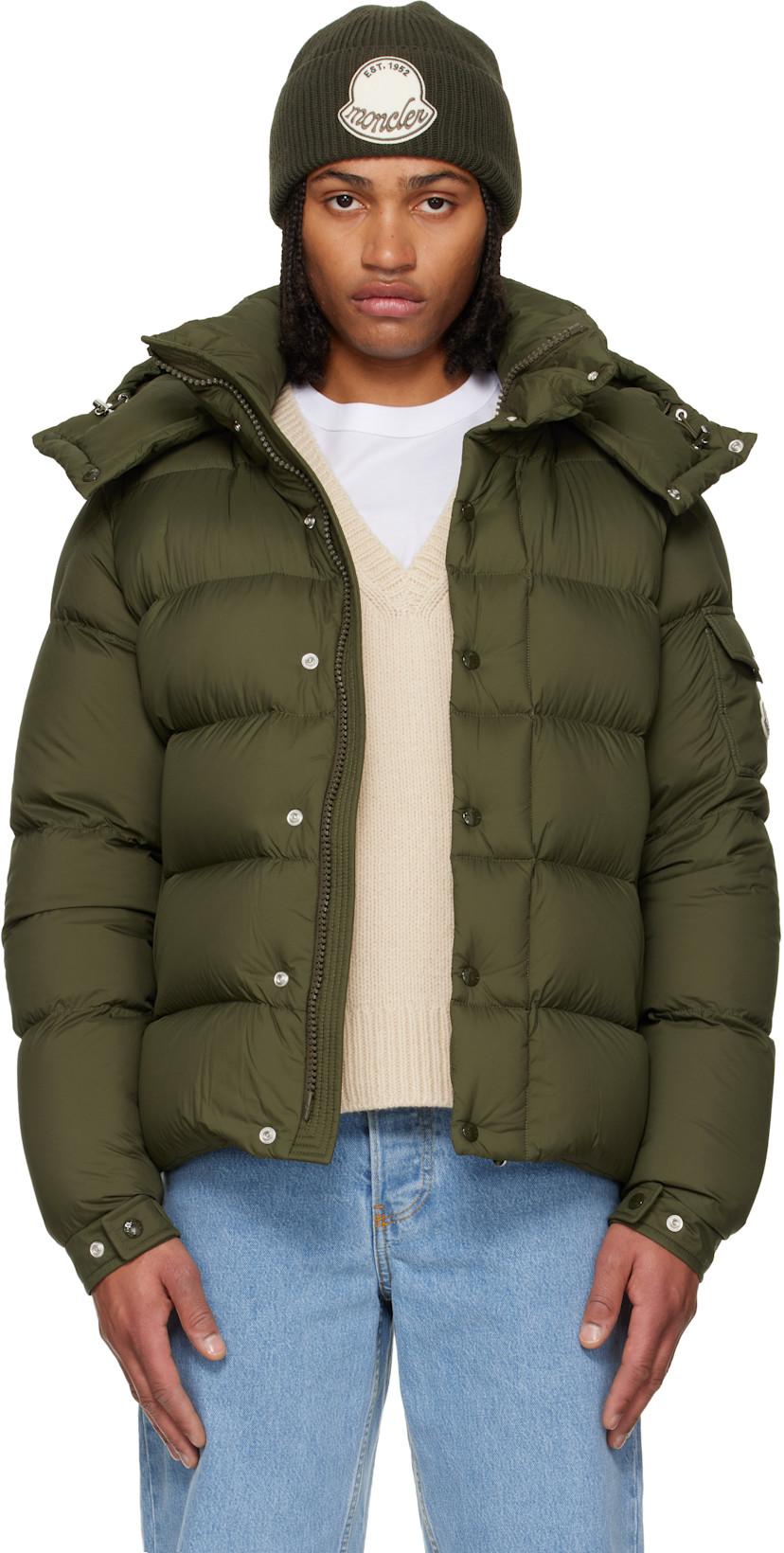 Green Maya 70 Hooded Short Down Jacket by MONCLER