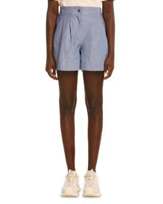 Grenoble Pleated Shorts by MONCLER
