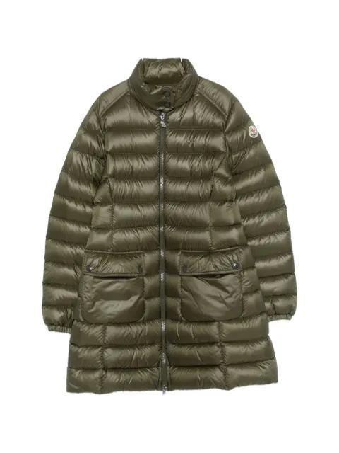 Igelle logo-patch puffer jacket by MONCLER
