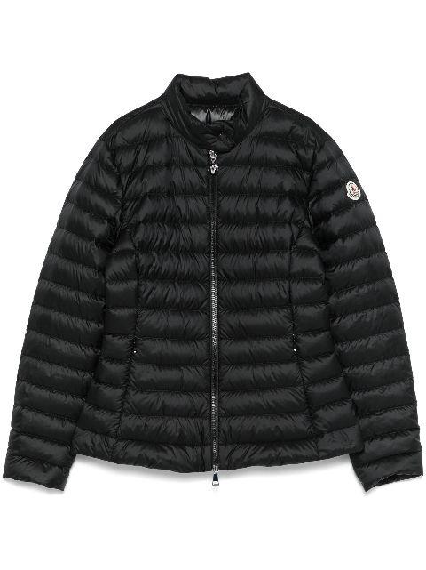 Igelle quilted logo-patch jacket by MONCLER