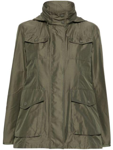 Ilo concealed-hood jacket by MONCLER