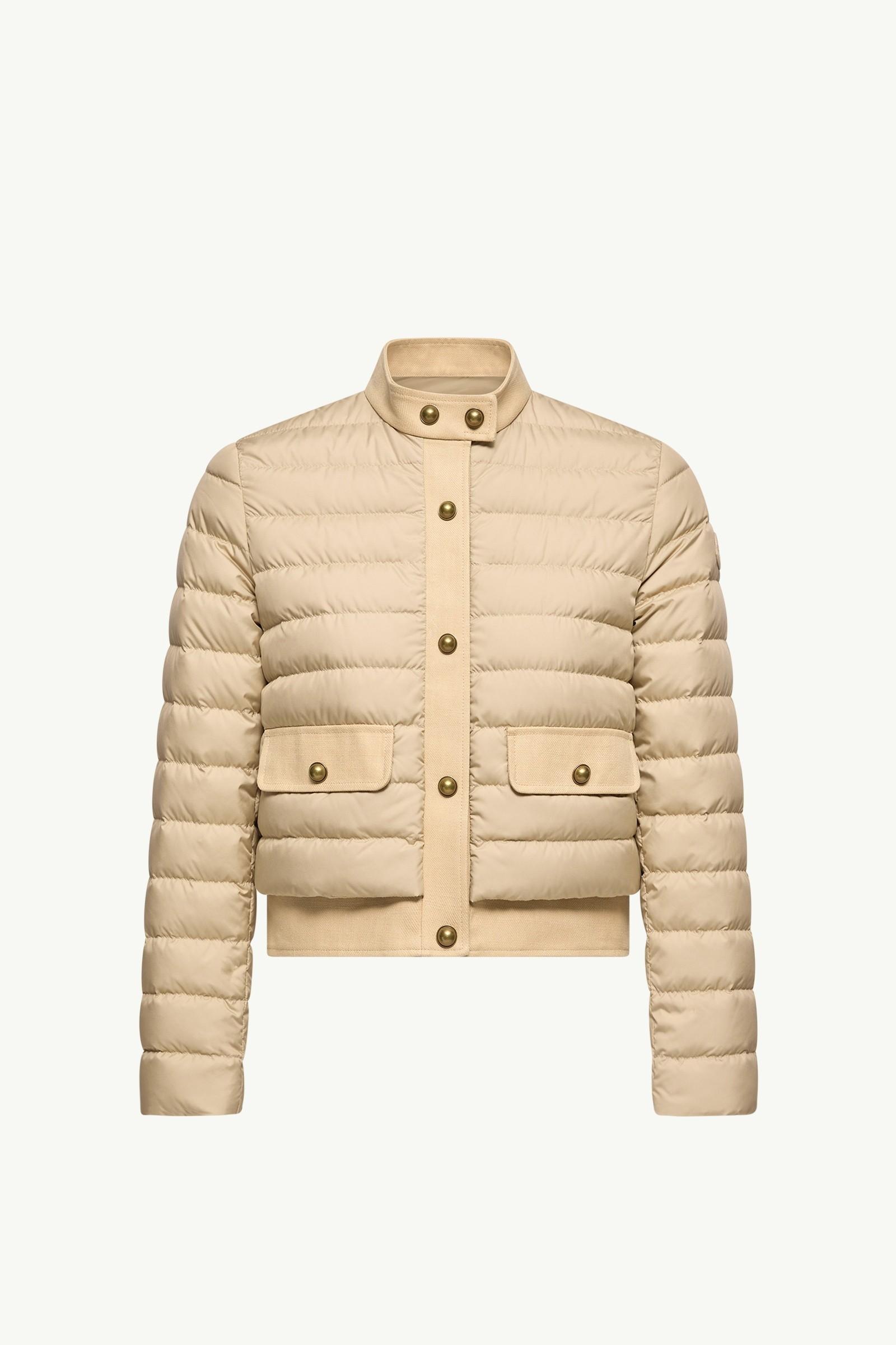 Juju Cotton & Linen-Trimmed Short Down Jacket by MONCLER