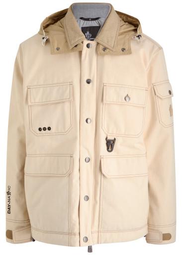 Kelpius padded cotton-twill overshirt jacket by MONCLER