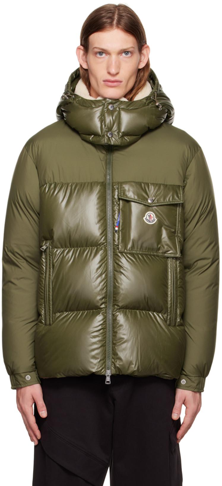 Khaki Bayuda Down Jacket by MONCLER