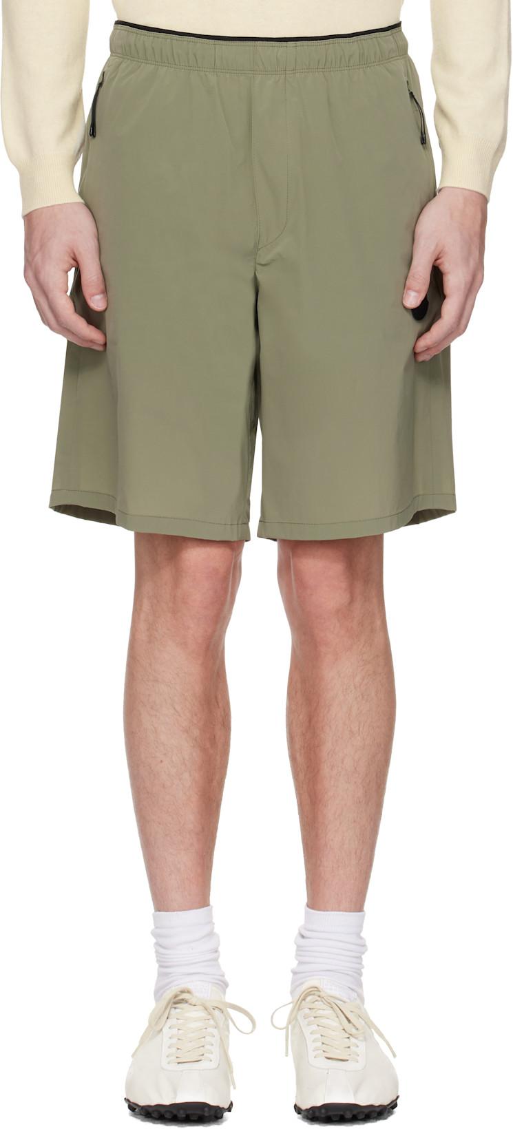 Khaki Matt B Swim Shorts by MONCLER