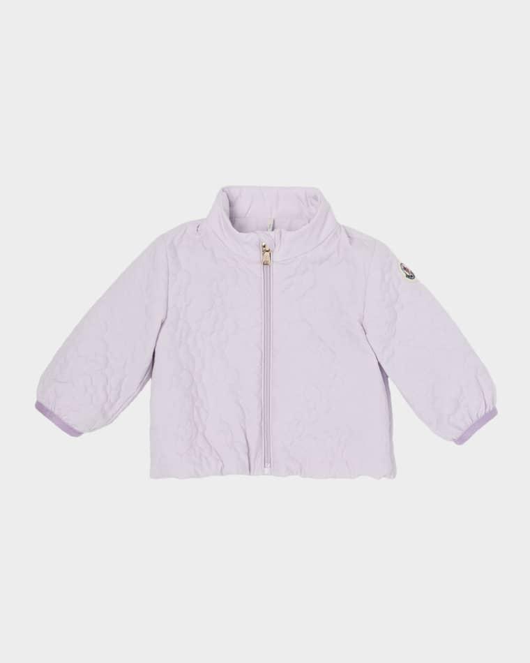 Kid's Nadide Floral-Quilted Padded Jacket, Size 3M-3 by MONCLER