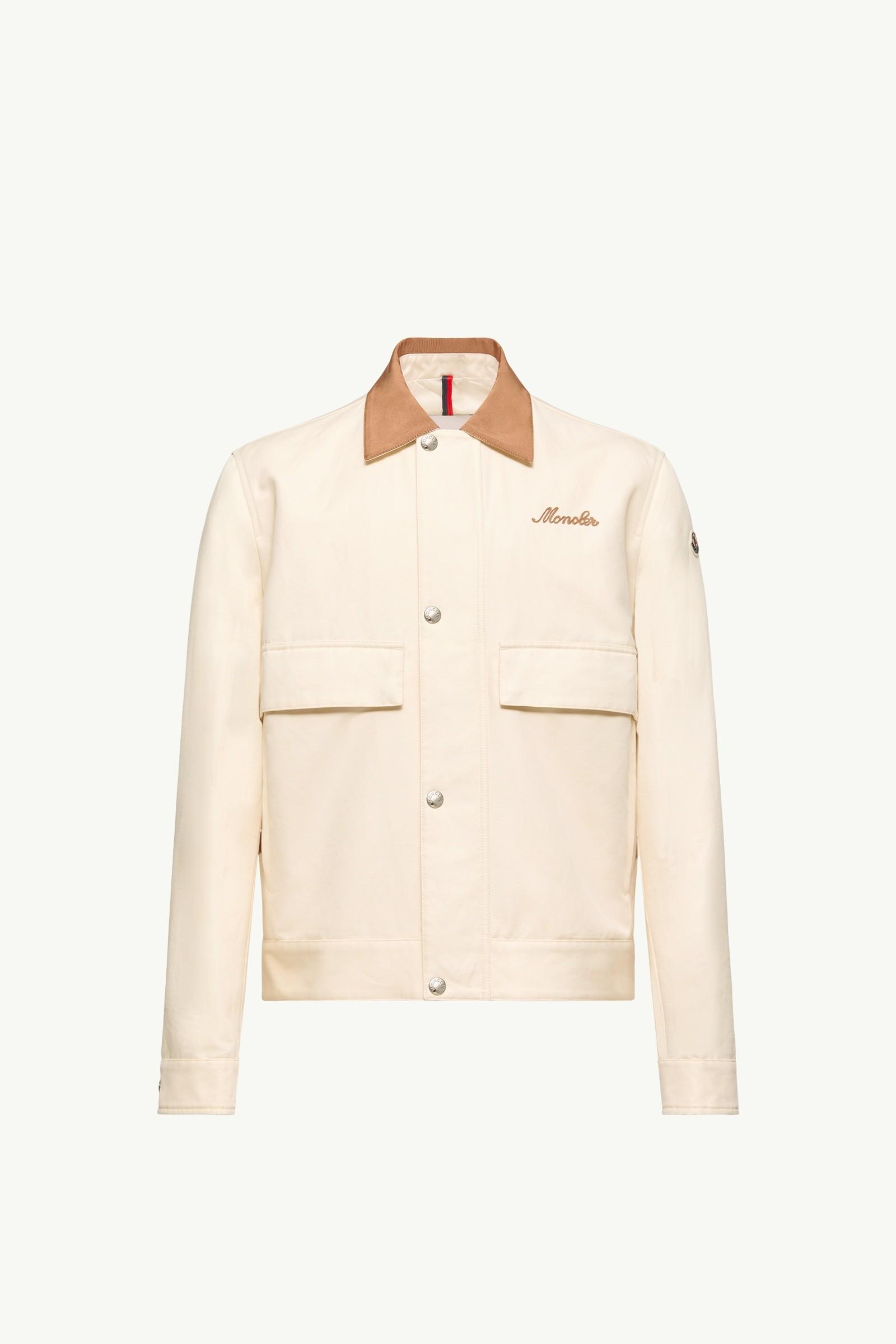 Kilke Linen & Cotton Blend Shirt Jacket by MONCLER