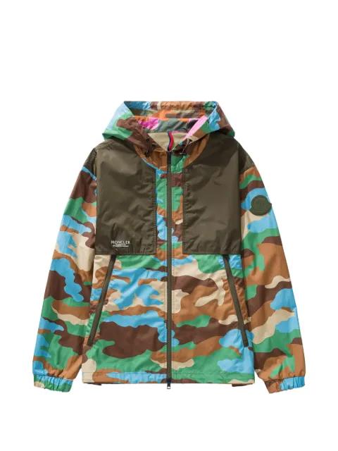 Kounde camouflage hoodied jacket by MONCLER