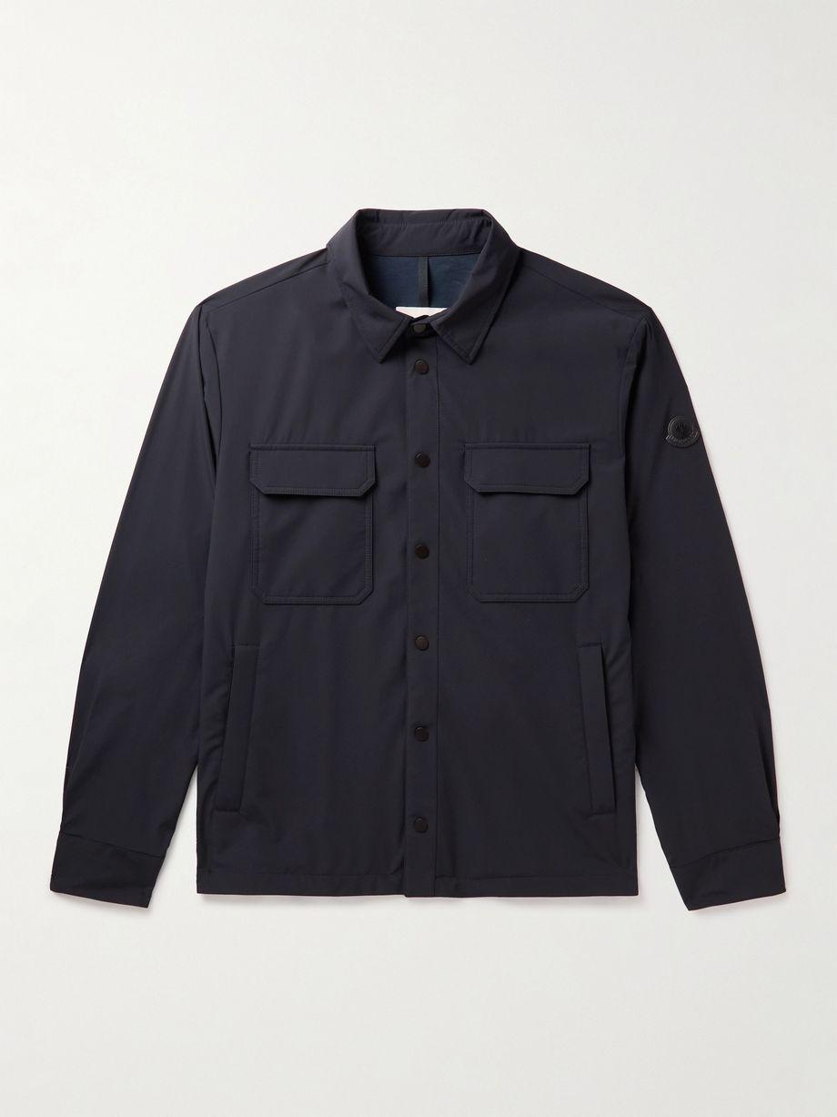 Laita Logo-Appliquéd Stretch-Shell Shirt Jacket by MONCLER