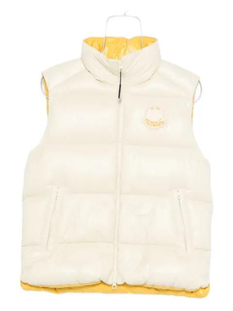 Lipsi quilted logo vest by MONCLER