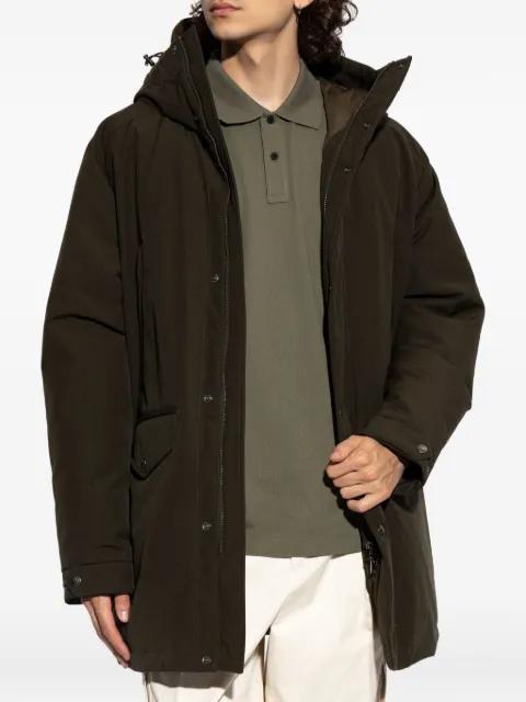 Livradois hoodied flap-pocket coat by MONCLER
