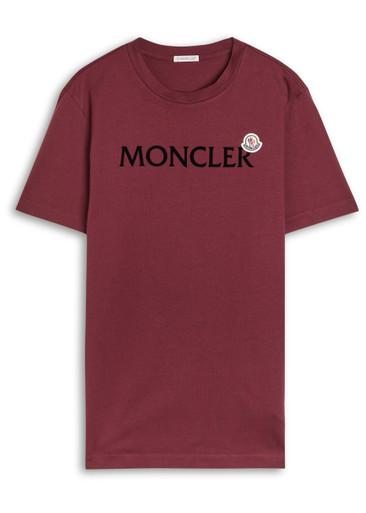 Logo Badge cotton T-shirt by MONCLER