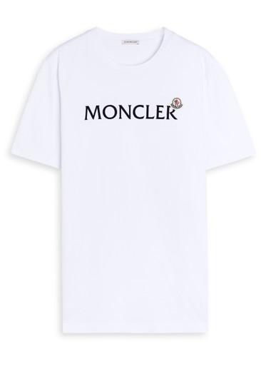 Logo Badge cotton T-shirt by MONCLER