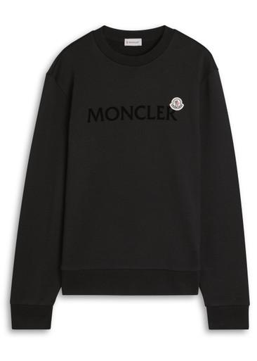 Logo Badge cotton sweatshirt by MONCLER