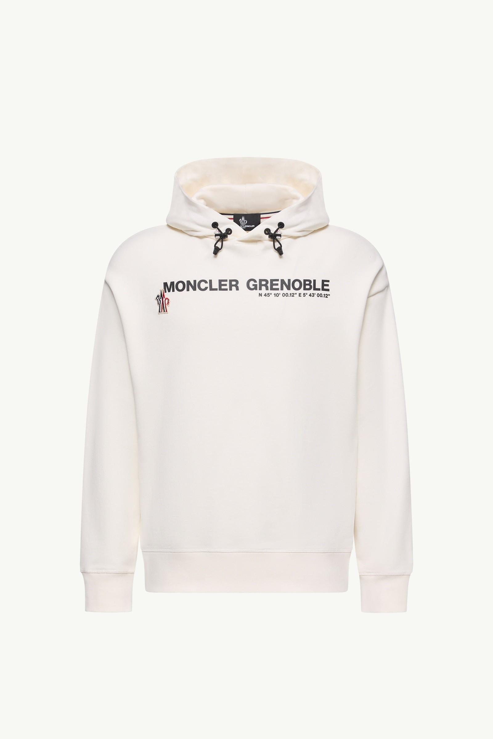 Logo Cotton Hoodie by MONCLER