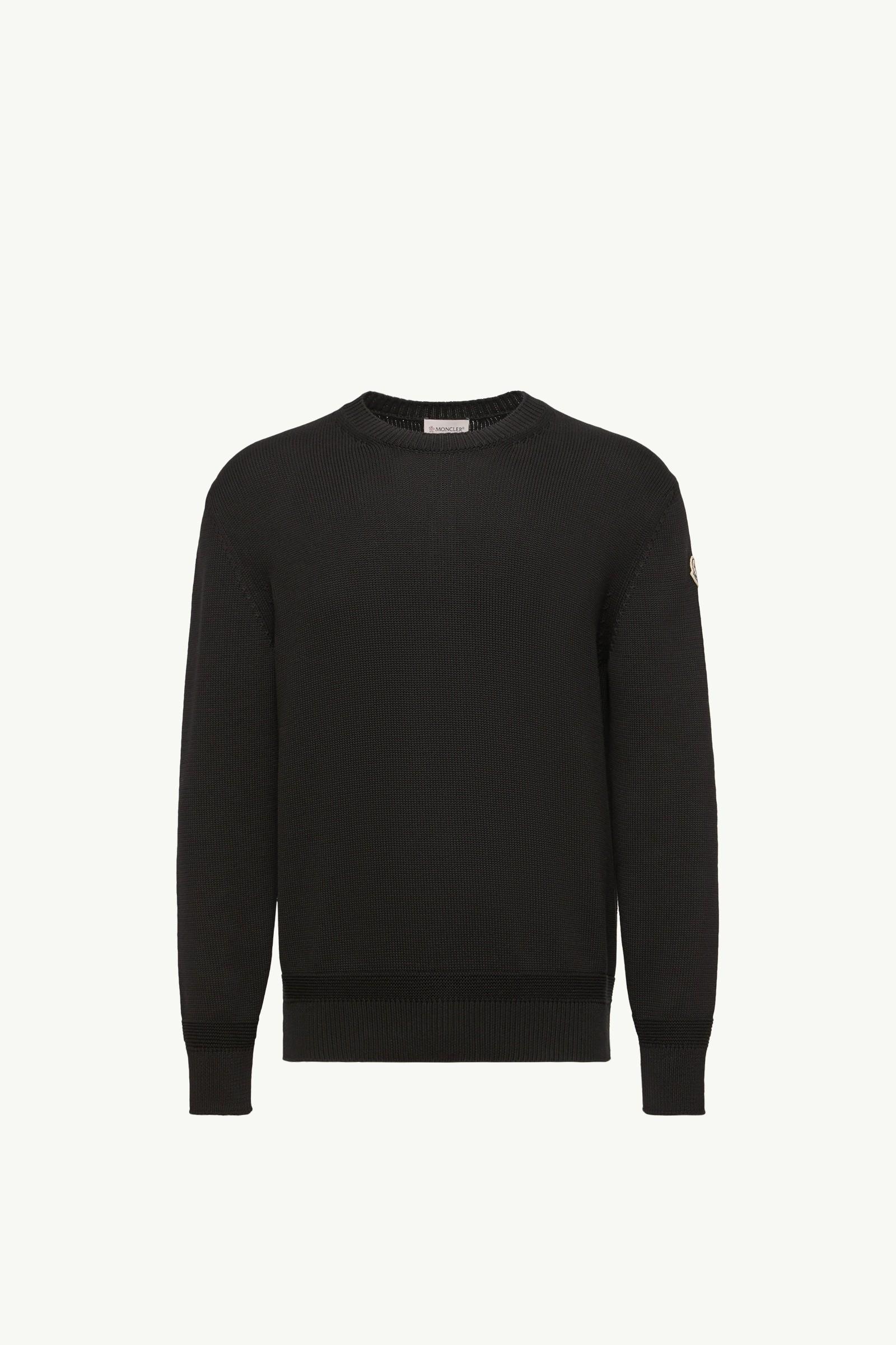 Logo Patch Cotton Sweater by MONCLER