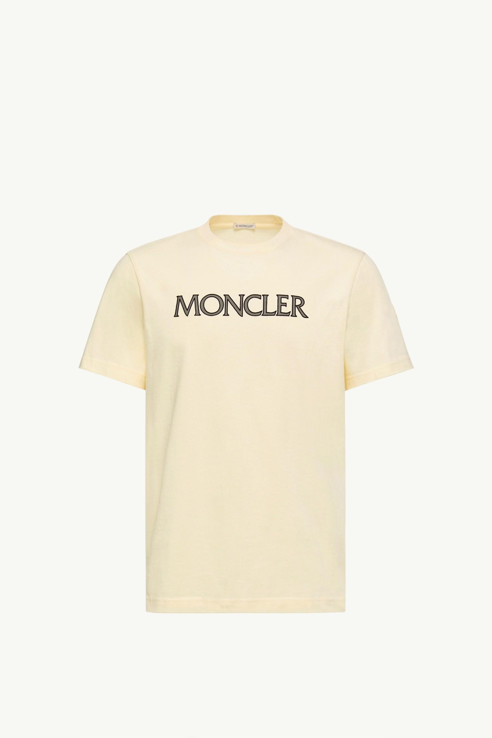 Logo Print Cotton T-Shirt by MONCLER
