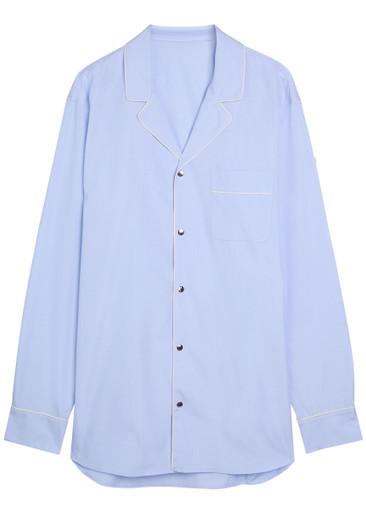 Logo-appliquéd cotton shirt by MONCLER