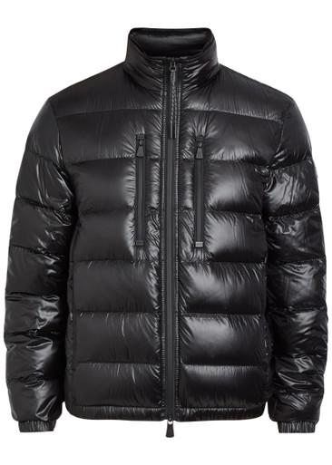 Logo-appliquéd padded shell jacket by MONCLER