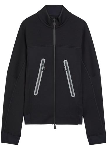Logo-appliquéd stretch-jersey sweatshirt by MONCLER