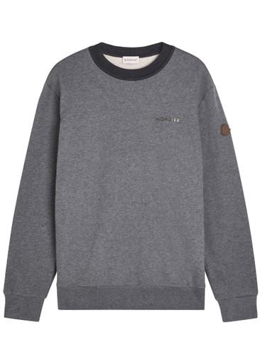Logo cotton sweatshirt by MONCLER